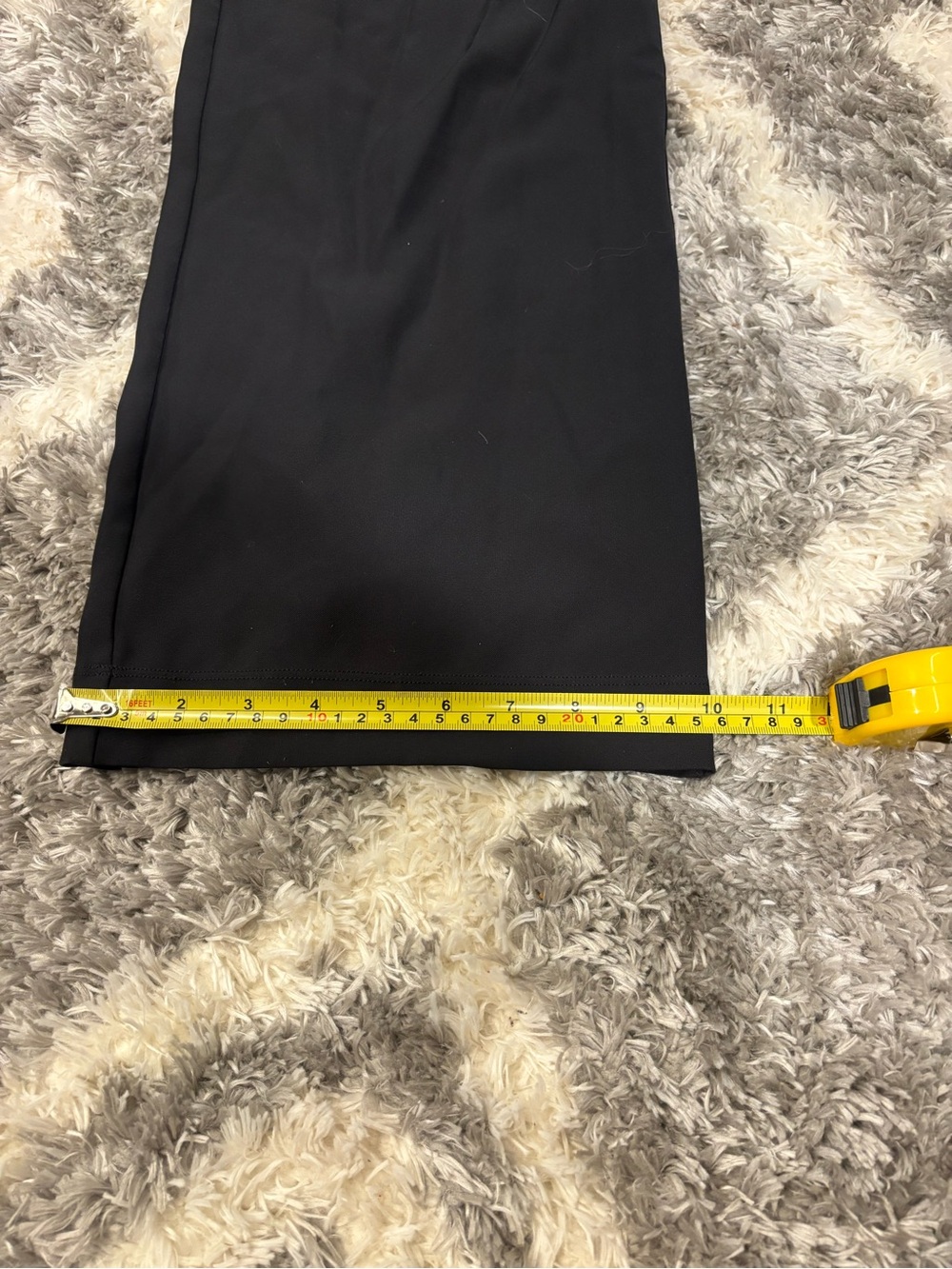 Lululemon noir tie waist wide leg pleated pants/ trousers - Black size 4. - Picture 6 of 10